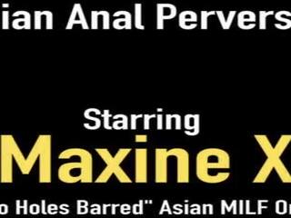 Anal Loving Asian Mommy Maxine X Gets Butt Fucked by lustful Janessa Jordan!