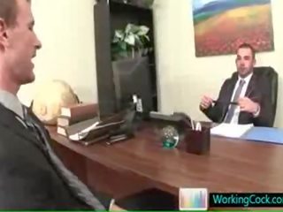 Pekerjaan wawancara resulting di extraordinary beruap homoseks pria dewasa film oleh workingcock