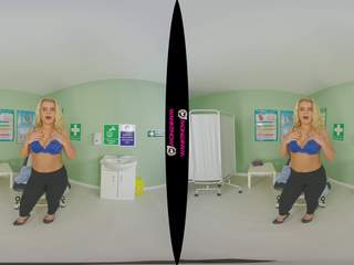 Enfermeira completo corpo exame wankitnow 3d virtual realidade